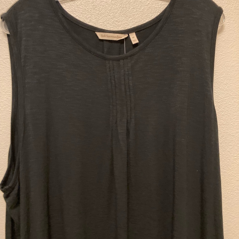 NWT Soft Surroundings Black Tank Top